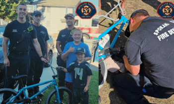 Spokane Valley Fire Department helps 8-year-old with leg stuck in bike
