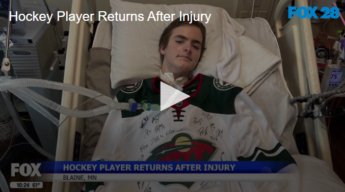 Hockey Player Returns After Injury sept 30 2025