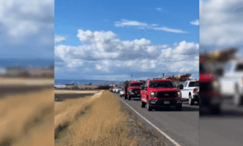 Firefighting community honors Isabella Oscarson in Grangeville procession