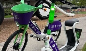 Lime’s purple fleet in Spokane supports domestic violence awareness