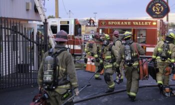 Firefighters quickly contain blaze at Spokane Valley storage facility
