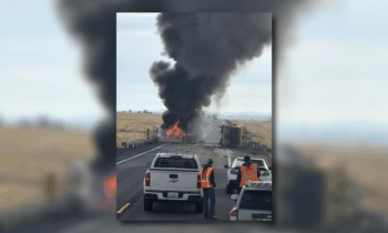 One dead after head-on crash with garbage truck closes Highway 2 near Reardan