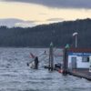Plane partially submerged in Lake Coeur D’alene