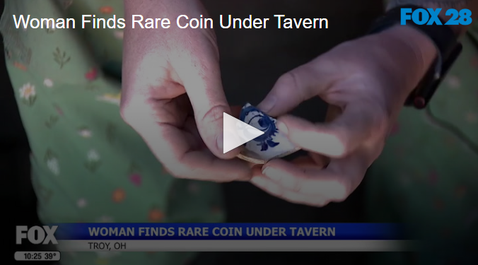 Woman Finds Rare Coin Under Tavern Oct 14 2025