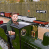 Train enthusiast builds miniature railway in his backyard