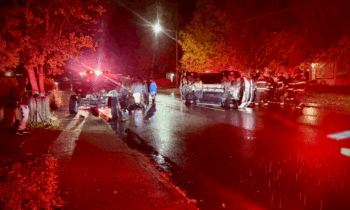 Crash at Rowan and A in Spokane sends one to hospital, closes A Street