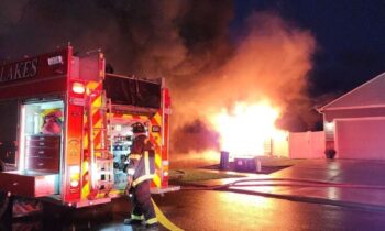 House fire prompts evacuations on Ballentree Lane in Rathdrum