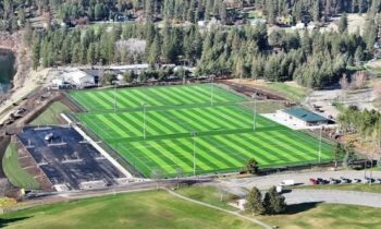 Three new artificial turf fields near completion at Plante’s Ferry Sports Complex