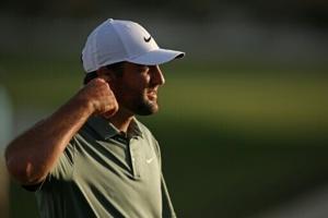 Defending champ Scheffler in 5-way tie for lead at Hero World Challenge
