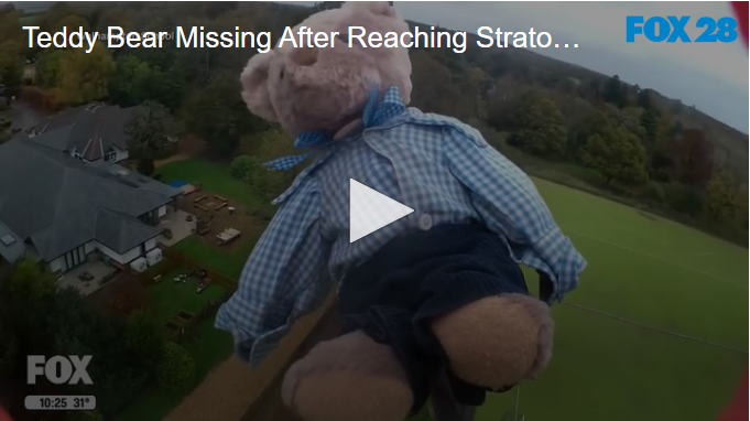 Teddy Bear Missing After Reaching Stratosphere December 3 2025