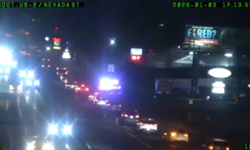 Crash blocks US 2 northbound lane in Spokane