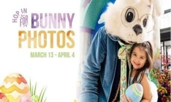 Hop into Easter fun at River Park Square with Easter Bunny photos!