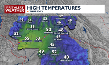 Warmer, sunnier Thursday between storm systems