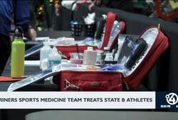 Shriners sports medicine team provides care at State B tournament