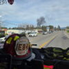 Large shop building fire threatened homes in Spokane Valley