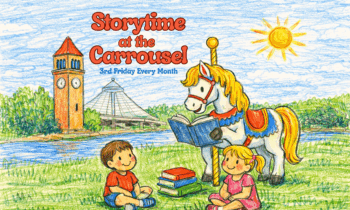 Fun Storytime adventure at the Looff Carrousel this Friday