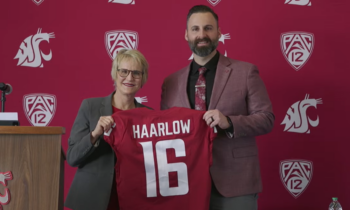 ‘He bleeds crimson’; WSU formally introduces Haarlow as new athletic director
