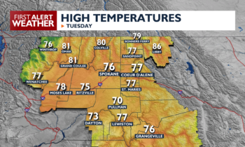 Thunder chance after a warm Tuesday 🌡️⚡️