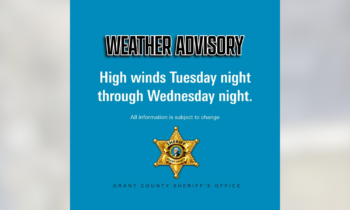 Wind advisory issued for Grant County through Wednesday night