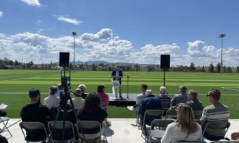 Spokane County celebrates phase one of Plante’s Ferry Sports Complex renovations
