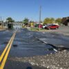 Water main break closes intersection in east Spokane